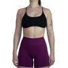 imageAUROLA Workout Sports Bras Women Athletic Removable Backless Strappy Criss Cross Light Support Gym Fitness Yoga Crop BraBlack