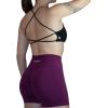 imageAUROLA Workout Sports Bras Women Athletic Removable Backless Strappy Criss Cross Light Support Gym Fitness Yoga Crop BraBlack