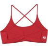 imageAUROLA Workout Sports Bras Women Athletic Removable Backless Strappy Criss Cross Light Support Gym Fitness Yoga Crop BraEarthpatternchili Red