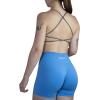 imageAUROLA Workout Sports Bras Women Athletic Removable Backless Strappy Criss Cross Light Support Gym Fitness Yoga Crop BraIce Flowerdark Grey