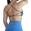 imageAUROLA Workout Sports Bras Women Athletic Removable Backless Strappy Criss Cross Light Support Gym Fitness Yoga Crop BraIce Flowerdark Grey