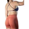 imageAUROLA Workout Sports Bras Women Athletic Removable Backless Strappy Criss Cross Light Support Gym Fitness Yoga Crop BraMarssolidensign Blue