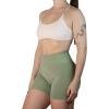 imageAUROLA Workout Sports Bras Women Athletic Removable Backless Strappy Criss Cross Light Support Gym Fitness Yoga Crop BraSolidcrescent White