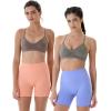 imageAUROLA 5quot Dream Workout Shorts for Women Soft Smooth Comfortable Stretch Active Shorts50 Peach Pink