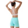 imageAUROLA Dream Collection Women Workout Shorts High Waist Gym Shorts Scrunch Butt Seamless Athletic ShortsBeach Glass