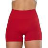 imageAUROLA Dream Collection Women Workout Shorts High Waist Gym Shorts Scrunch Butt Seamless Athletic ShortsChinese Red