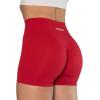 imageAUROLA Dream Collection Women Workout Shorts High Waist Gym Shorts Scrunch Butt Seamless Athletic ShortsChinese Red