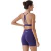 imageAUROLA Dream Collection Women Workout Shorts High Waist Gym Shorts Scrunch Butt Seamless Athletic ShortsGentian Violet