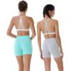 imageAUROLA Dream Collection Women Workout Shorts High Waist Gym Shorts Scrunch Butt Seamless Athletic ShortsGlacier Grey