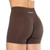 imageAUROLA Dream Collection Women Workout Shorts High Waist Gym Shorts Scrunch Butt Seamless Athletic ShortsJava Coffee