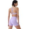 imageAUROLA Dream Collection Women Workout Shorts High Waist Gym Shorts Scrunch Butt Seamless Athletic ShortsLilac Breeze