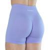imageAUROLA Dream Collection Women Workout Shorts High Waist Gym Shorts Scrunch Butt Seamless Athletic ShortsPack Dark BlackJacarandaPink