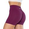 imageAUROLA Dream Collection Women Workout Shorts High Waist Gym Shorts Scrunch Butt Seamless Athletic ShortsPack Dark BlackMountain ViewMagenta