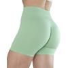 imageAUROLA Dream Collection Women Workout Shorts High Waist Gym Shorts Scrunch Butt Seamless Athletic ShortsPastel Green