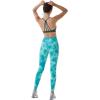 imageAUROLA Dream Collection Workout Leggings for Women High Waist Seamless Scrunch Athletic Running Gym Fitness Active PantsAlpine Green Tie Dye