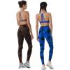imageAUROLA Dream Collection Workout Leggings for Women High Waist Seamless Scrunch Athletic Running Gym Fitness Active PantsBlueblack Tie Dye