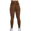 imageAUROLA Dream Collection Workout Leggings for Women High Waist Seamless Scrunch Athletic Running Gym Fitness Active PantsCappuccino
