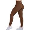 imageAUROLA Dream Collection Workout Leggings for Women High Waist Seamless Scrunch Athletic Running Gym Fitness Active PantsCappuccino