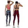 imageAUROLA Dream Collection Workout Leggings for Women High Waist Seamless Scrunch Athletic Running Gym Fitness Active PantsGreyblack Tie Dye