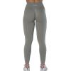 imageAUROLA Dream Collection Workout Leggings for Women High Waist Seamless Scrunch Athletic Running Gym Fitness Active PantsPackblackAsphalt GreyUltimate Gray