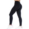 imageAUROLA Dream Collection Workout Leggings for Women High Waist Seamless Scrunch Athletic Running Gym Fitness Active PantsPackblackJacarandaChestnut Brown