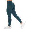 imageAUROLA Dream Collection Workout Leggings for Women High Waist Seamless Scrunch Athletic Running Gym Fitness Active PantsPackblackShaded SpruceChinese Red