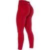 imageAUROLA Dream Collection Workout Leggings for Women High Waist Seamless Scrunch Athletic Running Gym Fitness Active PantsPackblackShaded SpruceChinese Red