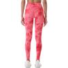 imageAUROLA Dream Collection Workout Leggings for Women High Waist Seamless Scrunch Athletic Running Gym Fitness Active PantsPink Fire Tie Dye