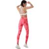 imageAUROLA Dream Collection Workout Leggings for Women High Waist Seamless Scrunch Athletic Running Gym Fitness Active PantsPink Fire Tie Dye