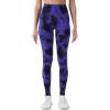 imageAUROLA Dream Collection Workout Leggings for Women High Waist Seamless Scrunch Athletic Running Gym Fitness Active PantsPurpleblack Tie Dye