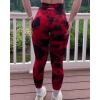 imageAUROLA Dream Collection Workout Leggings for Women High Waist Seamless Scrunch Athletic Running Gym Fitness Active PantsRedblack Tie Dye