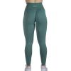 imageAUROLA Dream Collection Workout Leggings for Women High Waist Seamless Scrunch Athletic Running Gym Fitness Active PantsSagebrush Green