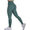 imageAUROLA Dream Collection Workout Leggings for Women High Waist Seamless Scrunch Athletic Running Gym Fitness Active PantsSagebrush Green