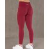imageAUROLA Dream Collection Workout Leggings for Women High Waist Seamless Scrunch Athletic Running Gym Fitness Active PantsTibetan Red