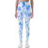 imageAUROLA Dream Collection Workout Leggings for Women High Waist Seamless Scrunch Athletic Running Gym Fitness Active PantsWhitediva Blue Tie Dye