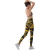 imageAUROLA Dream Collection Workout Leggings for Women High Waist Seamless Scrunch Athletic Running Gym Fitness Active PantsYellowblack Tie Dye