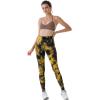 imageAUROLA Dream Collection Workout Leggings for Women High Waist Seamless Scrunch Athletic Running Gym Fitness Active PantsYellowblack Tie Dye