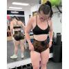 imageAUROLA Dream Tie Dye Workout Shorts for Women Seamless Scrunch Soft Active ShortsBrownblack Tie Dye