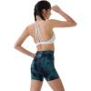 imageAUROLA Dream Tie Dye Workout Shorts for Women Seamless Scrunch Soft Active ShortsGreenblack Tie Dye