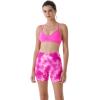 imageAUROLA Dream Tie Dye Workout Shorts for Women Seamless Scrunch Soft Active ShortsPink Tie Dye