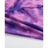 imageAUROLA Dream Tie Dye Workout Shorts for Women Seamless Scrunch Soft Active ShortsPurple Fireworks Tie Dye