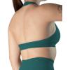 imageAUROLA Moon Seamless Halter Backless Sport Bra for Women Adjustable Padded Active Workout Gym Yoga Crop Tank TopDeep Deal