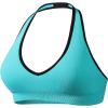 imageAUROLA Moon Seamless Halter Backless Sport Bra for Women Adjustable Padded Active Workout Gym Yoga Crop Tank TopMix Colorlake Green