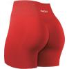 imageAUROLA 5quot Dream Workout Shorts for Women Soft Smooth Comfortable Stretch Active Shorts50 Chinese Red