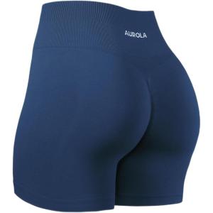 imageAUROLA 5quot Dream Workout Shorts for Women Soft Smooth Comfortable Stretch Active Shorts50 Naval Academy