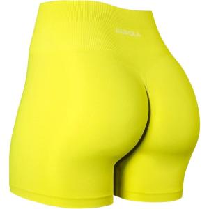 imageAUROLA Dream Collection Women Workout Shorts High Waist Gym Shorts Scrunch Butt Seamless Athletic ShortsEvening Primrose