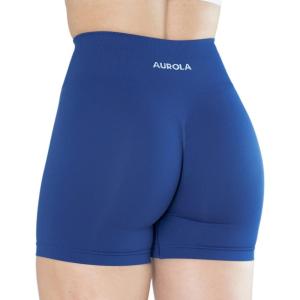 imageAUROLA Dream Collection Women Workout Shorts High Waist Gym Shorts Scrunch Butt Seamless Athletic ShortsSurf the Web