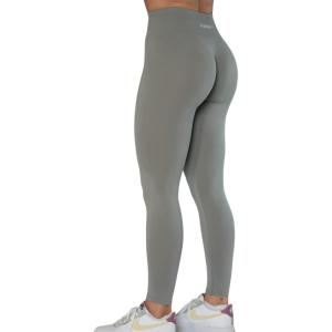 imageAUROLA Dream Collection Workout Leggings for Women High Waist Seamless Scrunch Athletic Running Gym Fitness Active PantsUltimate Gray
