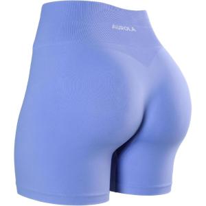 imageAUROLA No Scrunch Dream Shorts for WomenSeamless Workout Soft Smooth Fashion Everyday Casual ShortsJacaranda