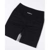 imageAUROLA Impressive Collection Workout Shorts for WomenHigh Waisted VShape Seam Gym Embossed Logo Athletic Fitness ShortBlack